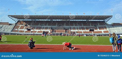 Inside of the Amsterdam Olympic Stadium Editorial Stock Photo - Image of exciting, october: 75546313