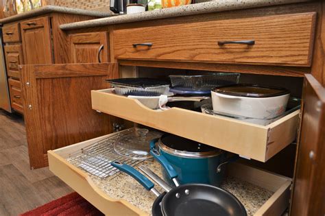 How To Make The Most Out Of Your Kitchen Cabinets With Pull Out Drawers - Home Cabinets