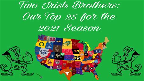 Our College Football Top 25 Predictions for 2021 - Win Big Sports