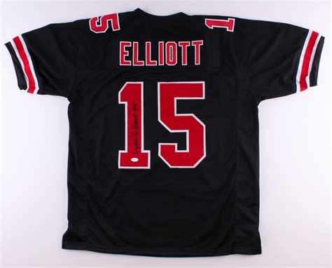 Ezekiel Elliott Signed Ohio State Buckeyes Jersey (JSA COA) | Pristine ...