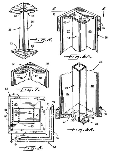 Patent US8015775 - Light weight load bearing architectural column - Google Patents