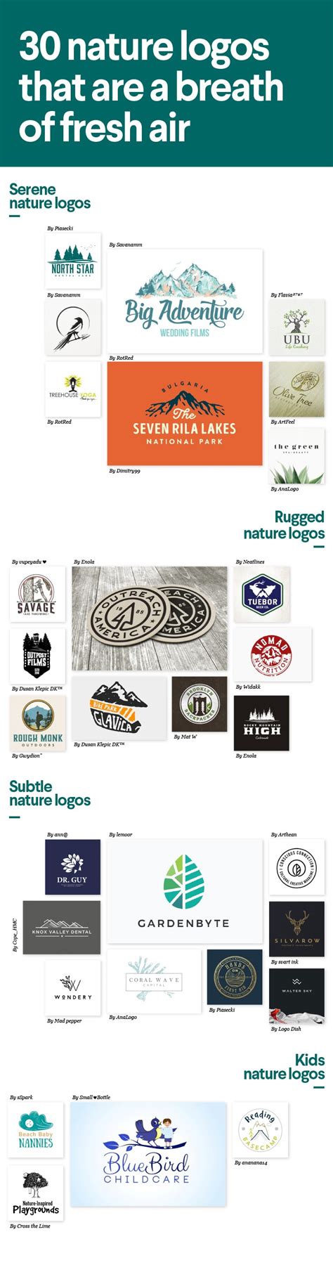 30 nature logos that are a breath of fresh air - 99designs