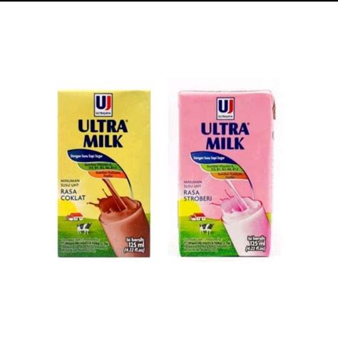 Jual Susu Ultra Milk All Variant 125 Ml ( 1 Dus Isi 40 Pcs ) Di Seller ...