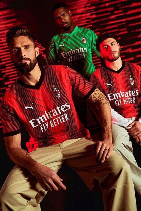 AC Milan and PUMA Present 2023-24 Home Jersey | Hypebeast