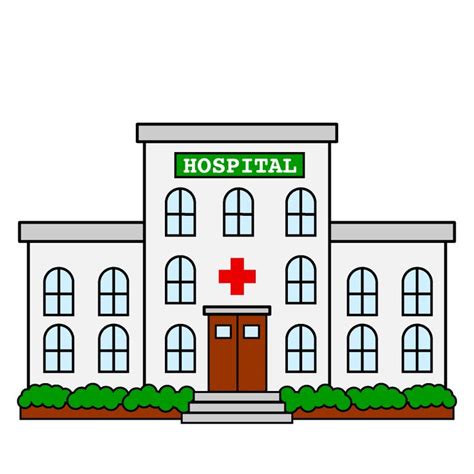 Cute Hospital Clipart Download Picture｜illustoon | Dessin gratuit ...