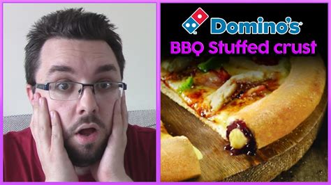 Domino's BBQ Stuffed Crust Review - YouTube