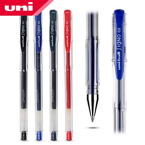 10 Pcs/lot Uni-ball Signo Dx Um-100 Gel Ink Pen 0.5 Mm Uni Mitsubishi Black/blue/red - Gel Pens ...