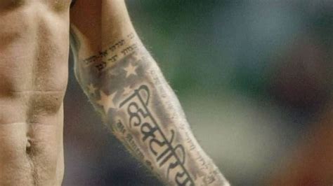 Does David Beckham Really Have a 'Victoria' Tattoo Typo on His Arm? Here's The Real Story - News18