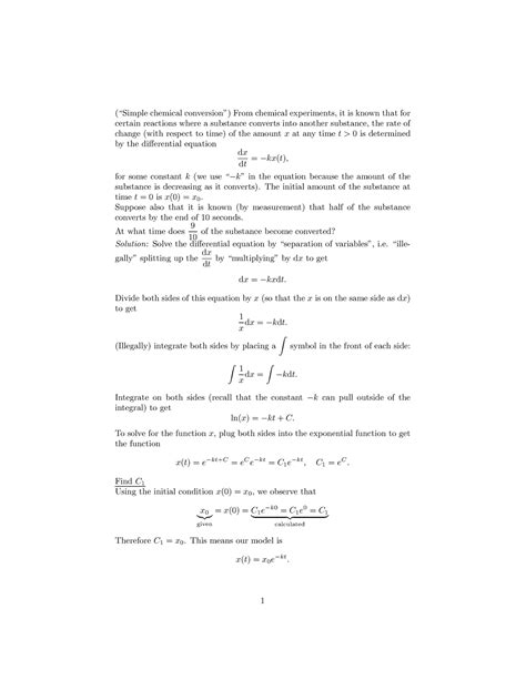 Chemistry - From chemical experiments, it is known that for certain ...