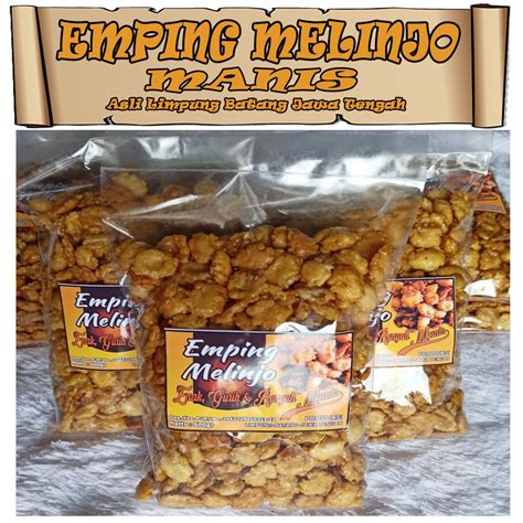 Jual Emping Melinjo Manis Matang 500gr Asli Produksi Limpung Batang ...