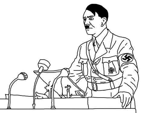 Adolf Hitler Coloring Page Coloring Coloring Pages | The Best Porn Website