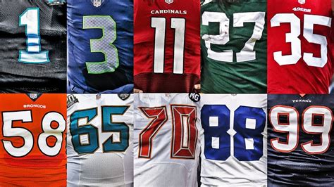 NFL Football: Guess The Nfl Player By Jersey Number