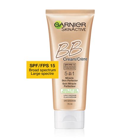 Garnier BB Cream 5-in-1 for Normal to Dry Skin with SPF 15, Light to Medium | Garnier SkinActive