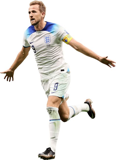 Harry Kane England football render - FootyRenders