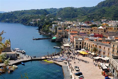 Lipari, Sicily, the liveliest of the Aeolian Islands