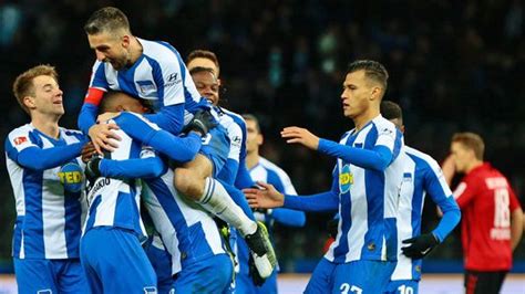 Jürgen Klinsmann celebrates first win with Hertha Berlin, as Freiburg go down 1-0 in the capital ...