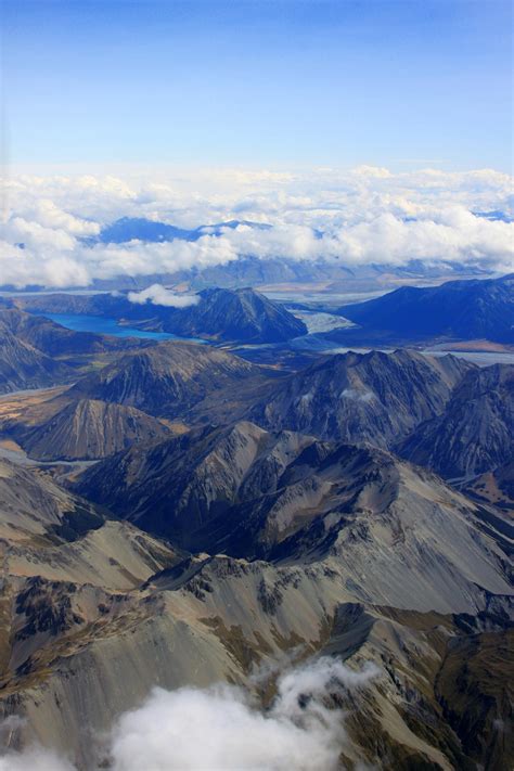 Aerial - South Island Mountains, New Zealand 1 by CathleenTarawhiti on ...