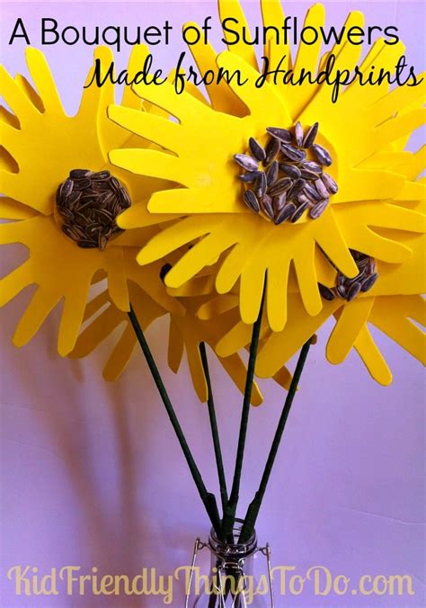 Handprint Flower Bouquet Craft | Best Flower Site