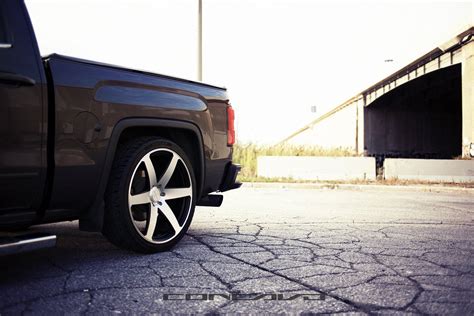 Beautiful Lowered GMC Sierra On Concavo Custom Wheels — CARiD.com Gallery