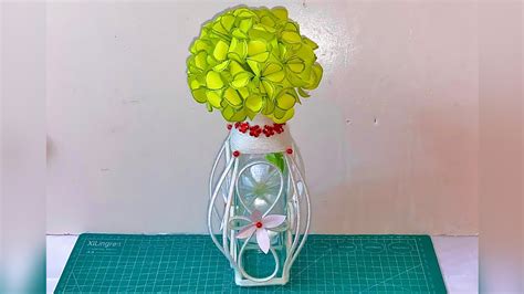 Glass Bottle Flower Vase ideas/ Best out of waste/ Reuse of Glass ...