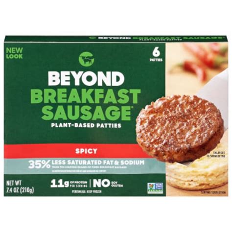 Beyond Meat® Beyond® Breakfast Sausage™ Spicy Plant-Based Patties, 6 ct / 7.4 oz - Ralphs