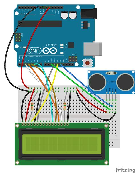 Ultrasonic Sensor Circuit Diagram Without Arduino