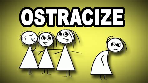 ️ ️ ️ 👀 Learn English Words: OSTRACIZE - Meaning, Vocabulary with Pictures and Examples - YouTube