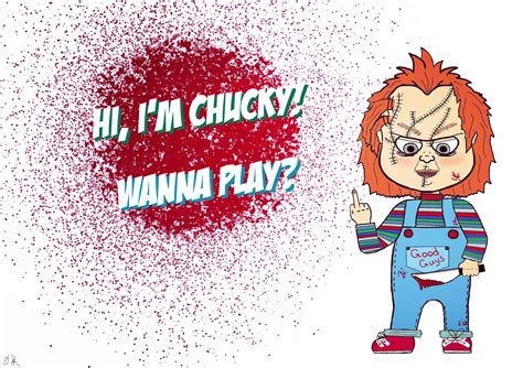 Hi, I’m Chucky! Wanna play? by CrazedFlower on Newgrounds