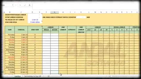 Perhitungan Lembur Depnaker – newstempo