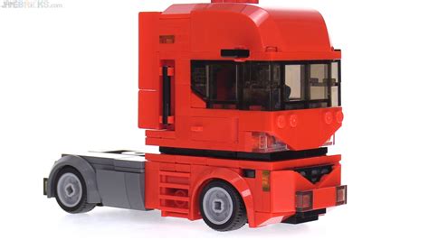 Custom LEGO near-future cabover semi truck MOC