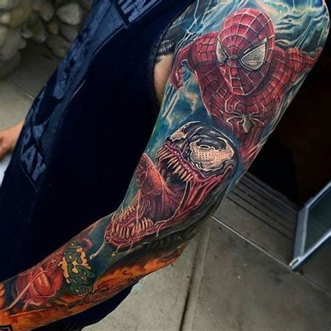 Marvel Facts | Spiderman tattoo, Marvel tattoos, Marvel tattoo sleeve