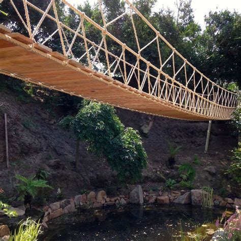 Suspended Rope Bridge photos — Treehouses, Rope Bridges, Treetop ...