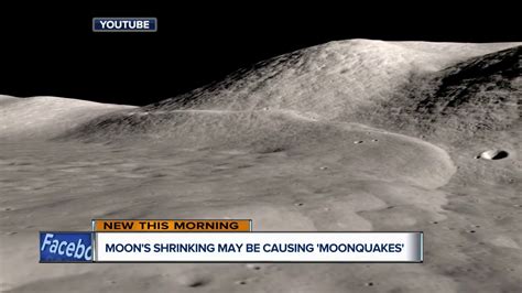 Moon's shrinking may be causing 'moonquakes' - YouTube