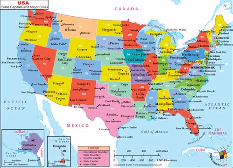 Us Map With Major Cities Interesting Maps Pinterest United States Map ...