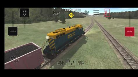 Train & Rail Yard Simulator || Gameplay Ep1 || CSX Locomotive Ride ...