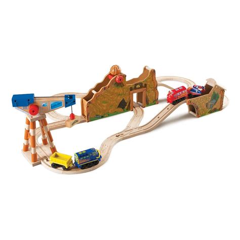 Chuggington Wooden Railway - Rescue at Rocky Ridge Set | ToysRUs | Wooden toy train, Chuggington ...