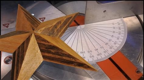 Geometry of a 3D wooden star - YouTube