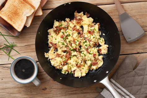 Scrambled Eggs With Bacon Recipe