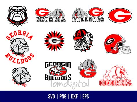 Georgia Bulldogs Football Svg