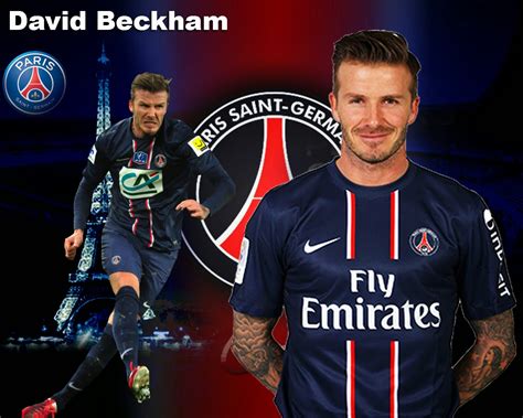 David Beckham PSG Wallpaper - Player Football Wallpaper