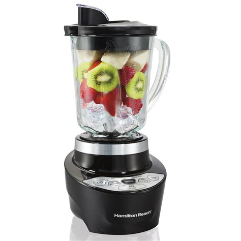 Hamilton Beach Smoothie Smart™ Blender with Pour Spout & 40oz Glass Jar, 700W Black - 56206