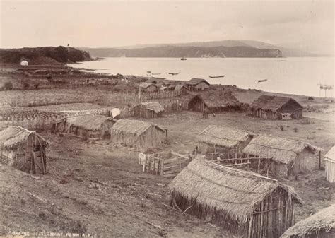 Native settlement, Kawhia | Maori, Māori culture, Nz history