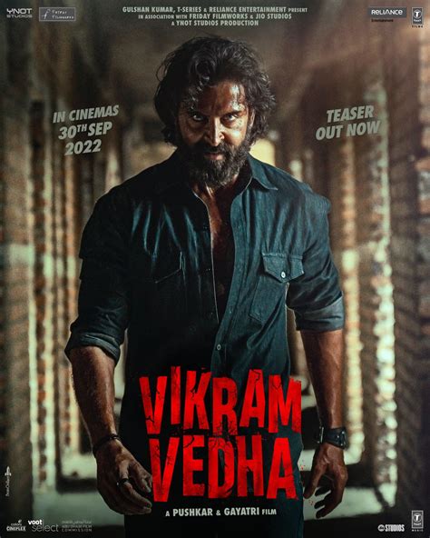 Vikram Vedha Hindi version teaser review | cinejosh.com