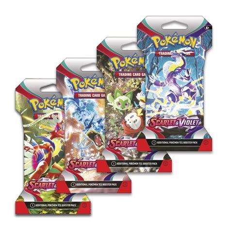 Pokémon TCG: Scarlet & Violet Sleeved Booster Pack (10 Cards) | Pokémon ...