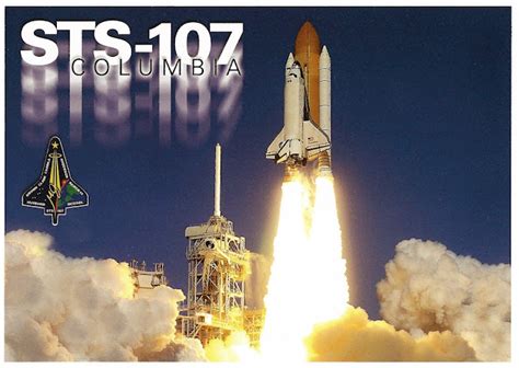 My Favorite Space Postcards: Space Shuttle Columbia, STS-107