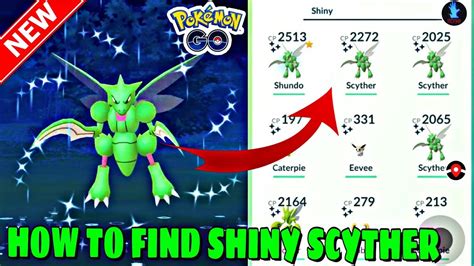 BEST PLACE TO CATCH SHINY SCYTHER ☆ HOW TO FIND & CATCH SHINY SCYTHER IN POKÉMON GO - YouTube