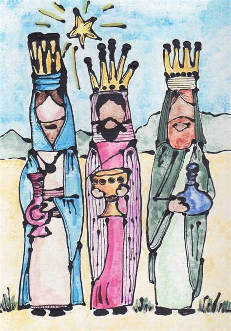 Three Kings Drawing at PaintingValley.com | Explore collection of Three Kings Drawing