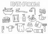 Coloring Pages Bathroom sketch template