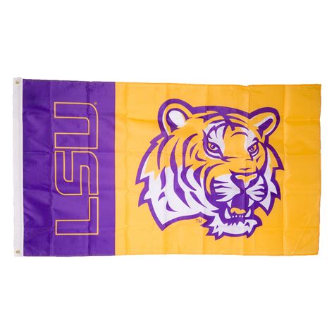 3' X 5' LSU Flag - Foster Tarps & Canvas