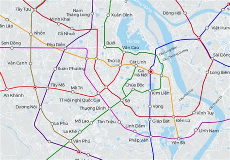 Hanoi Train Map